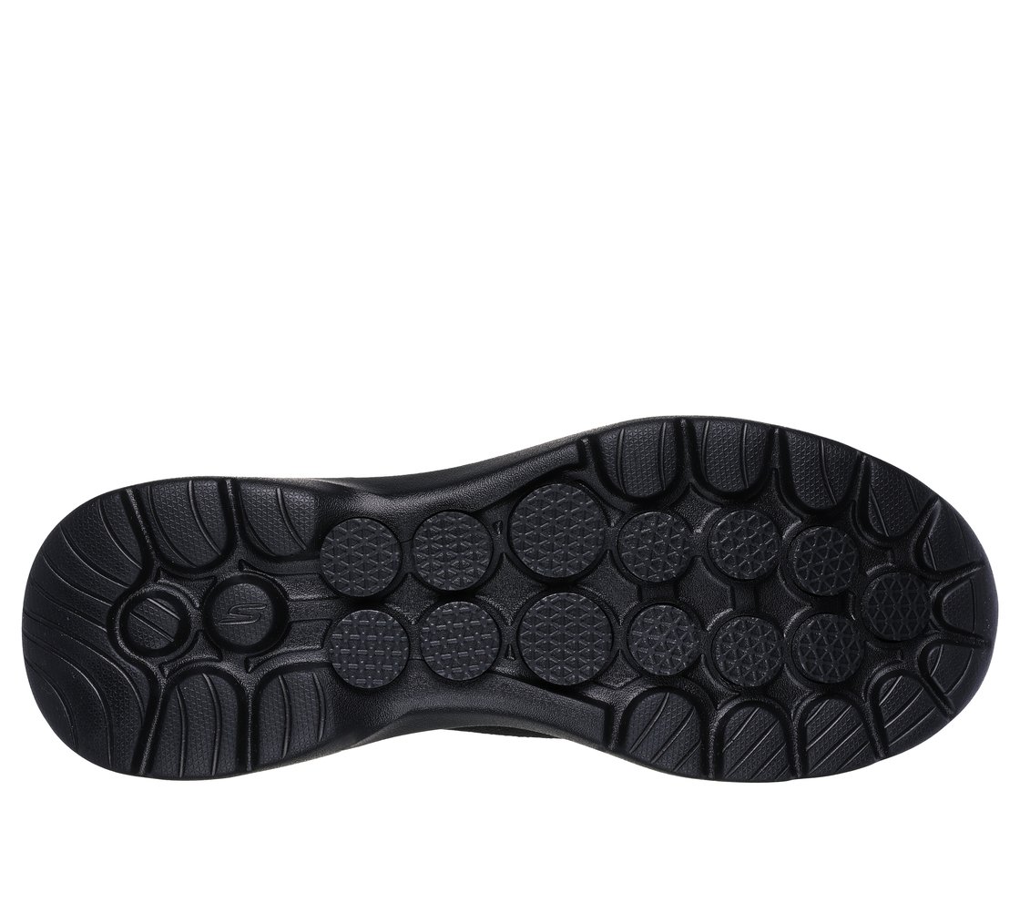 Skechers Slip-ins: GO WALK 6 - Easy On, BBLACK Footwear Bottom View