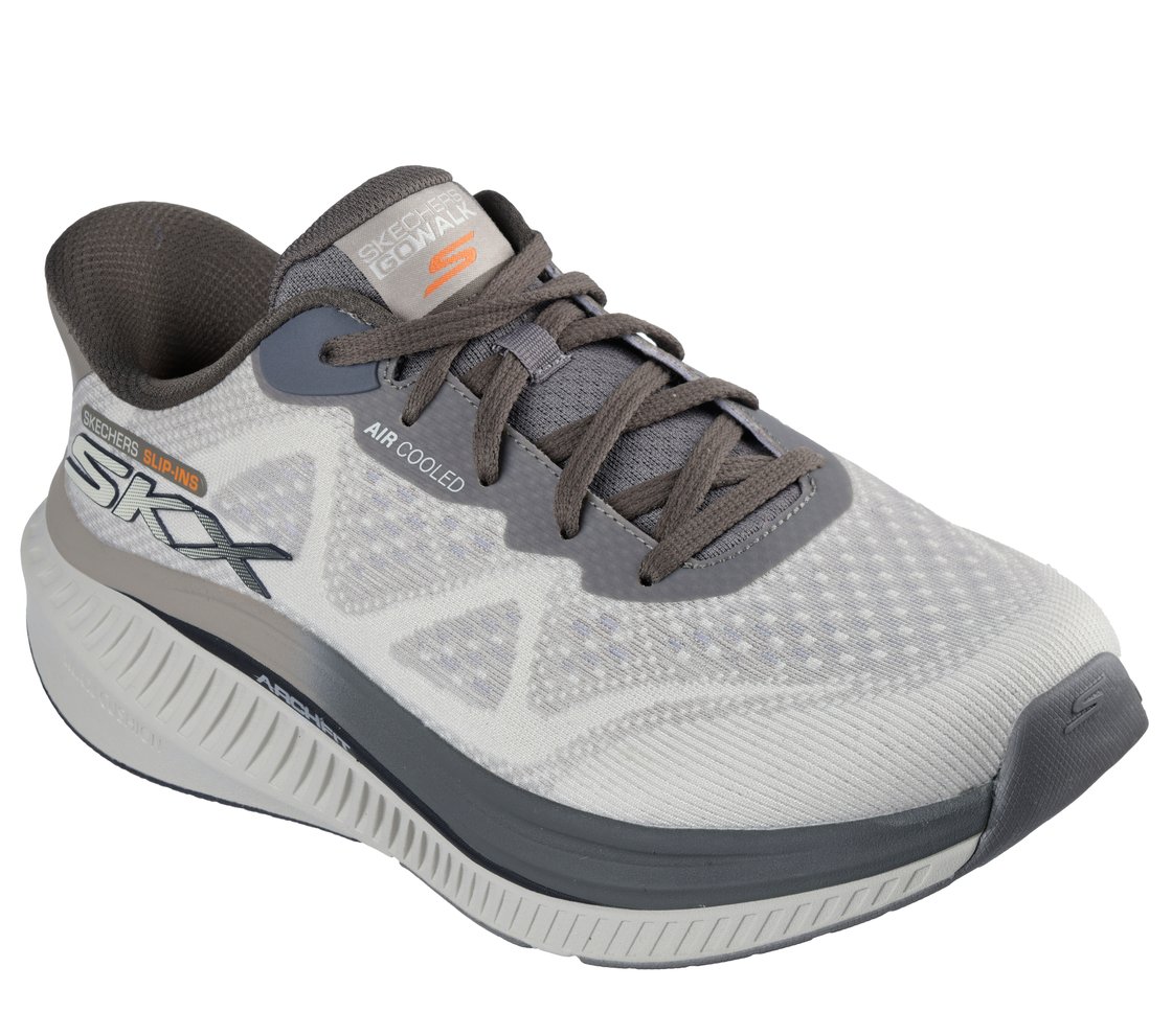 GO WALK MAX CUSHIONING ARCH F, TAUPE Footwear Right View