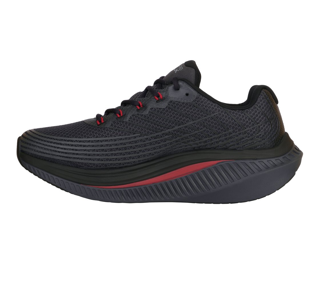 GO WALK MAX CUSHIONING ARCH F, BLACK/RED