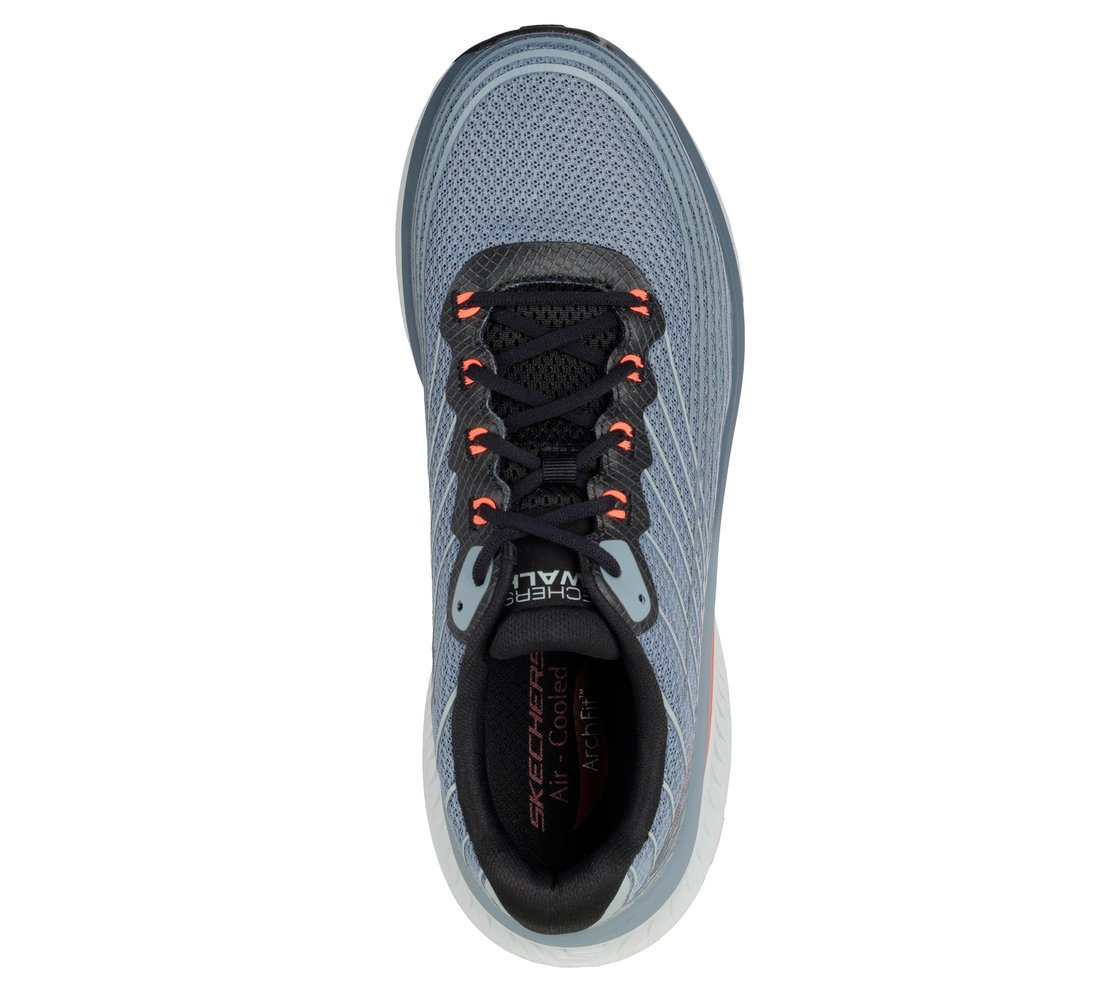 GO WALK MAX CUSHIONING ARCH F, SLATE Footwear Top View