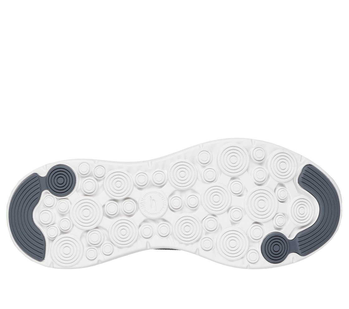 GO WALK NOW - SAUNTERED, CCHARCOAL Footwear Bottom View