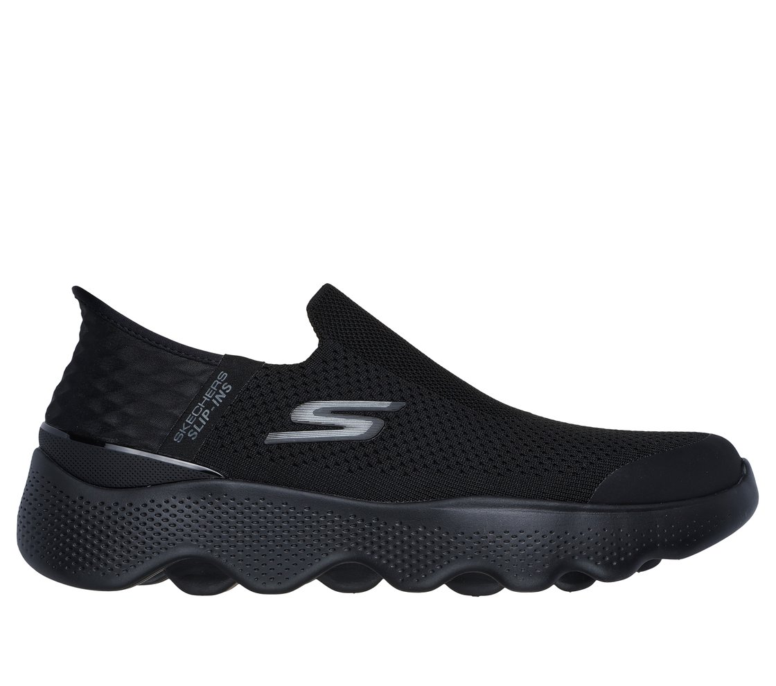 GO WALK MASSAGE FIT - CURRENT, BBLACK Footwear Lateral View
