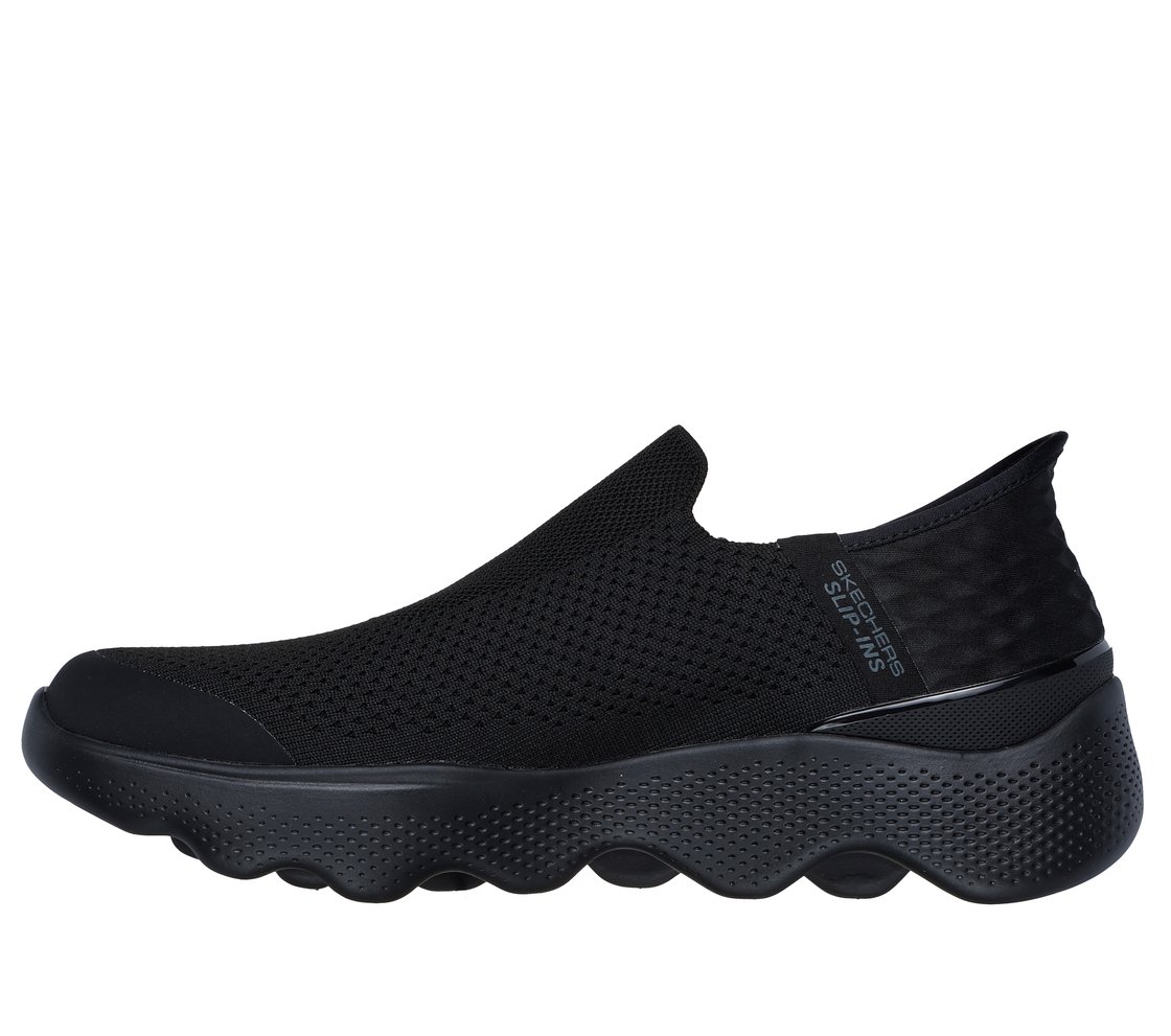 GO WALK MASSAGE FIT - CURRENT, BBLACK Footwear Left View