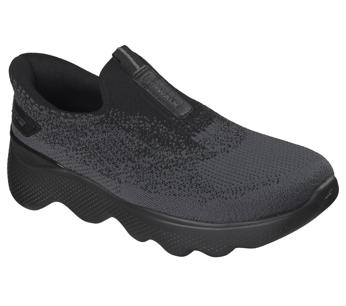 GO WALK MASSAGE FIT, BLACK Footwear Right View