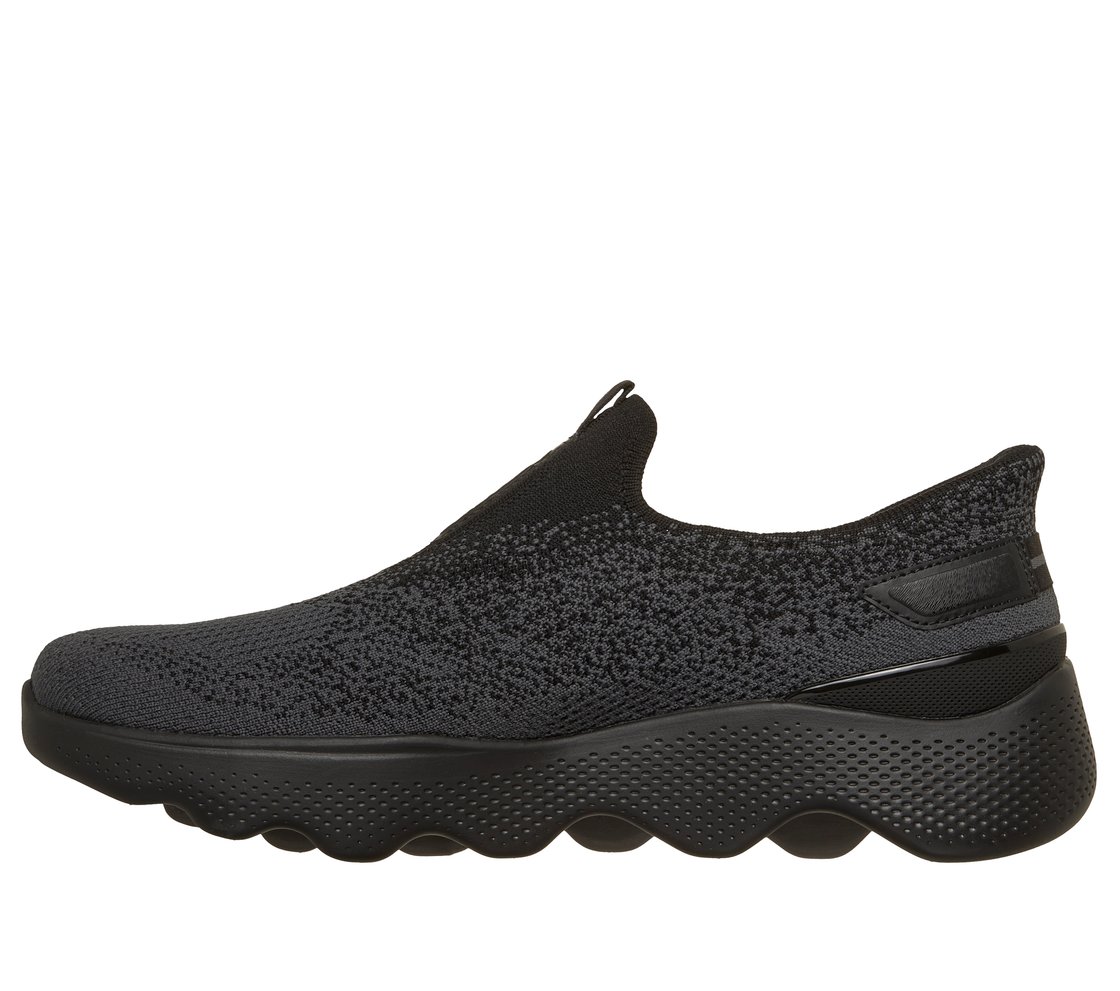 GO WALK MASSAGE FIT, BLACK Footwear Left View