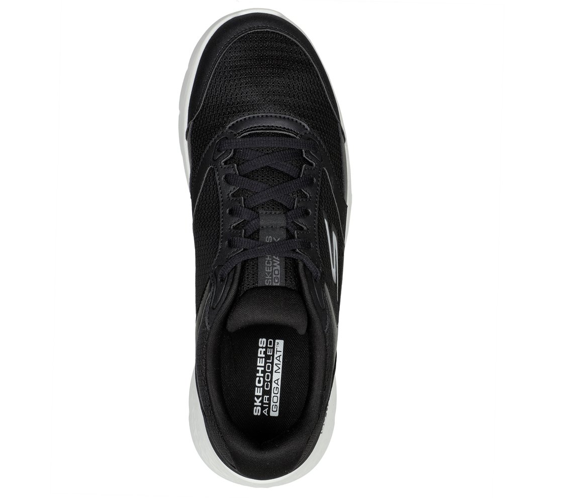 GO WALK FLEX, BBBBLACK Footwear Top View