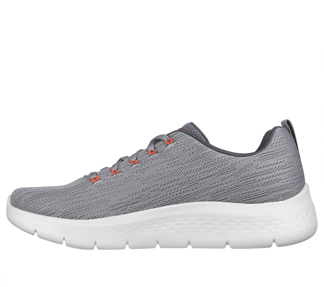 GO WALK FLEX, GREY/ORANGE Footwear Left View
