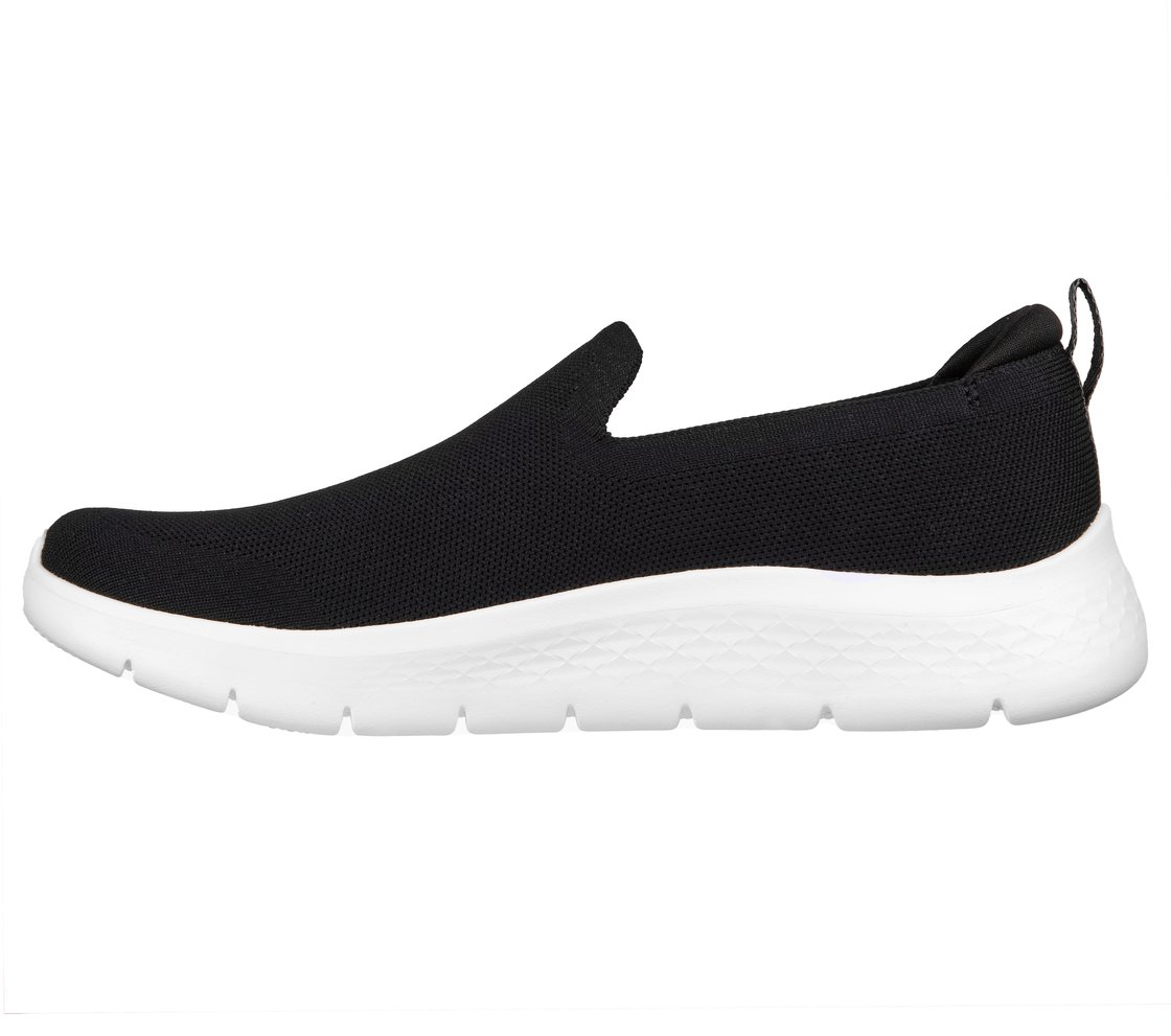 GO WALK FLEX, BLACK/WHITE Footwear Left View