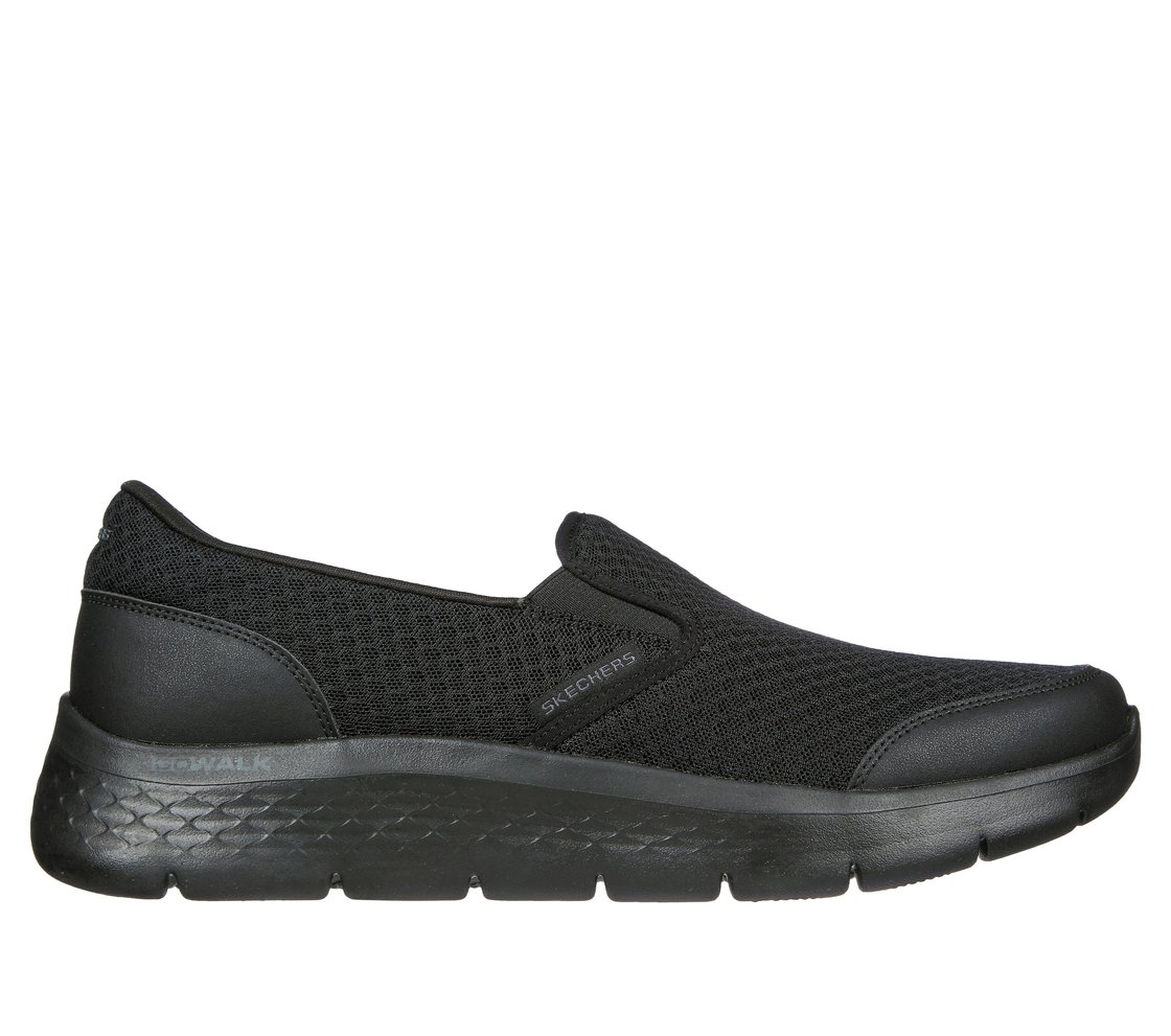 GO WALK FLEX - REQUEST, BBLACK Footwear Lateral View