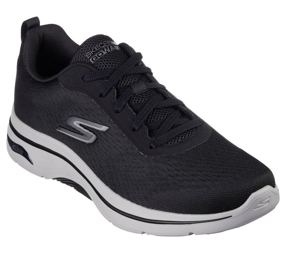 GO WALK ARCH FIT 2.0 - IDYLLI, BLACK/CHARCOAL Footwear Top View