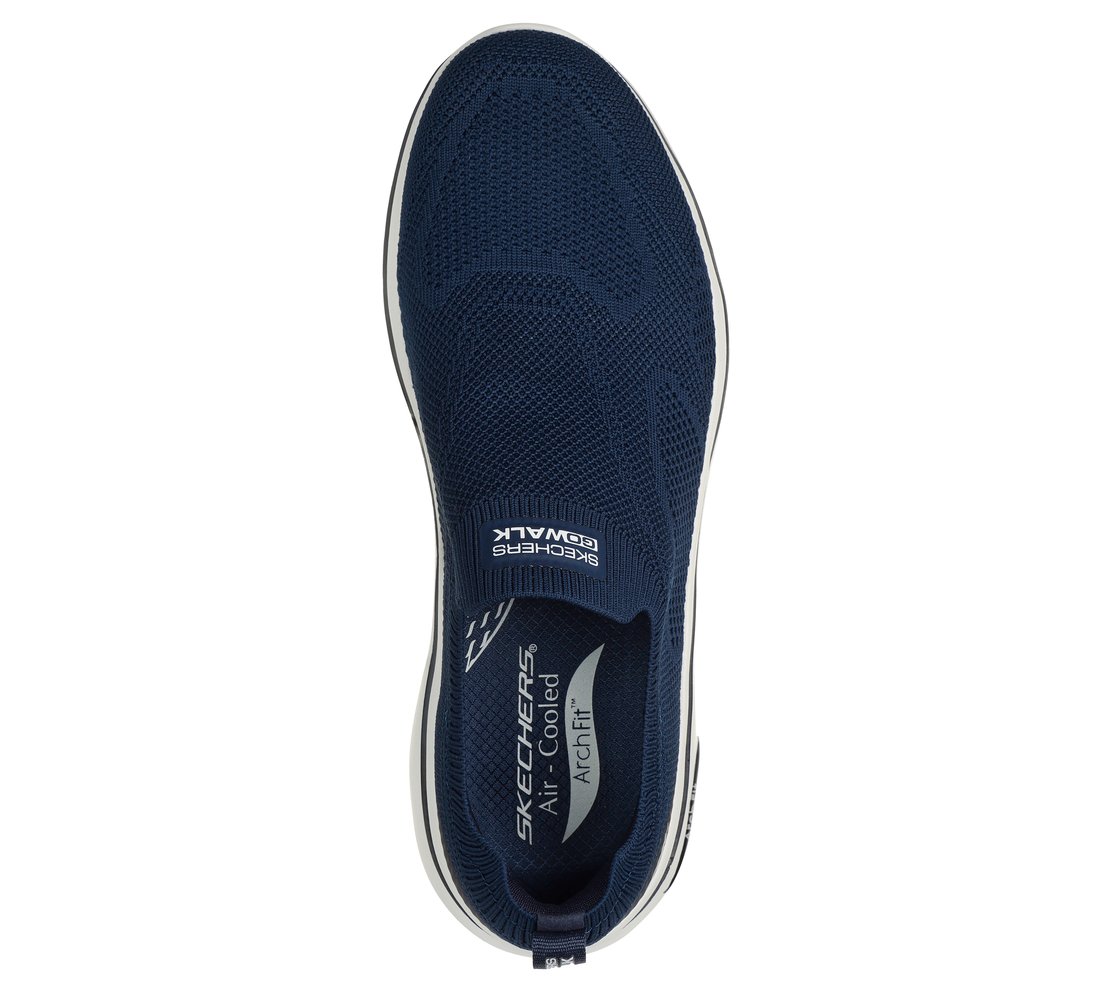 GO WALK ARCH FIT 2.0 - KNITTE, NAVY/BLACK Footwear Top View