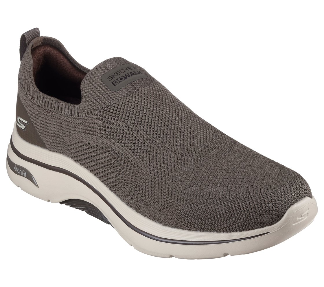GO WALK ARCH FIT 2.0 - KNITTE, TAUPE Footwear Right View