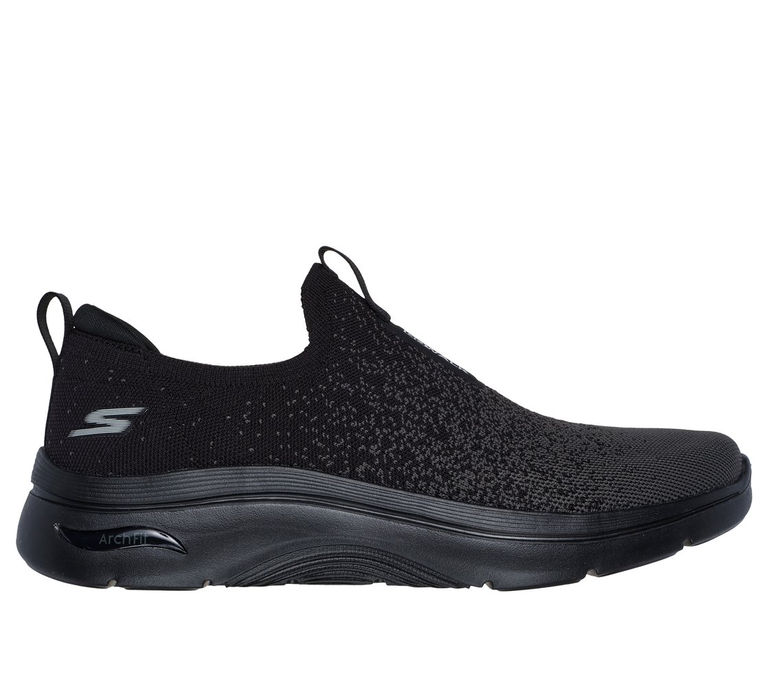 GO WALK ARCH FIT 2.0 - LINEAR, BLACK Footwear Lateral View