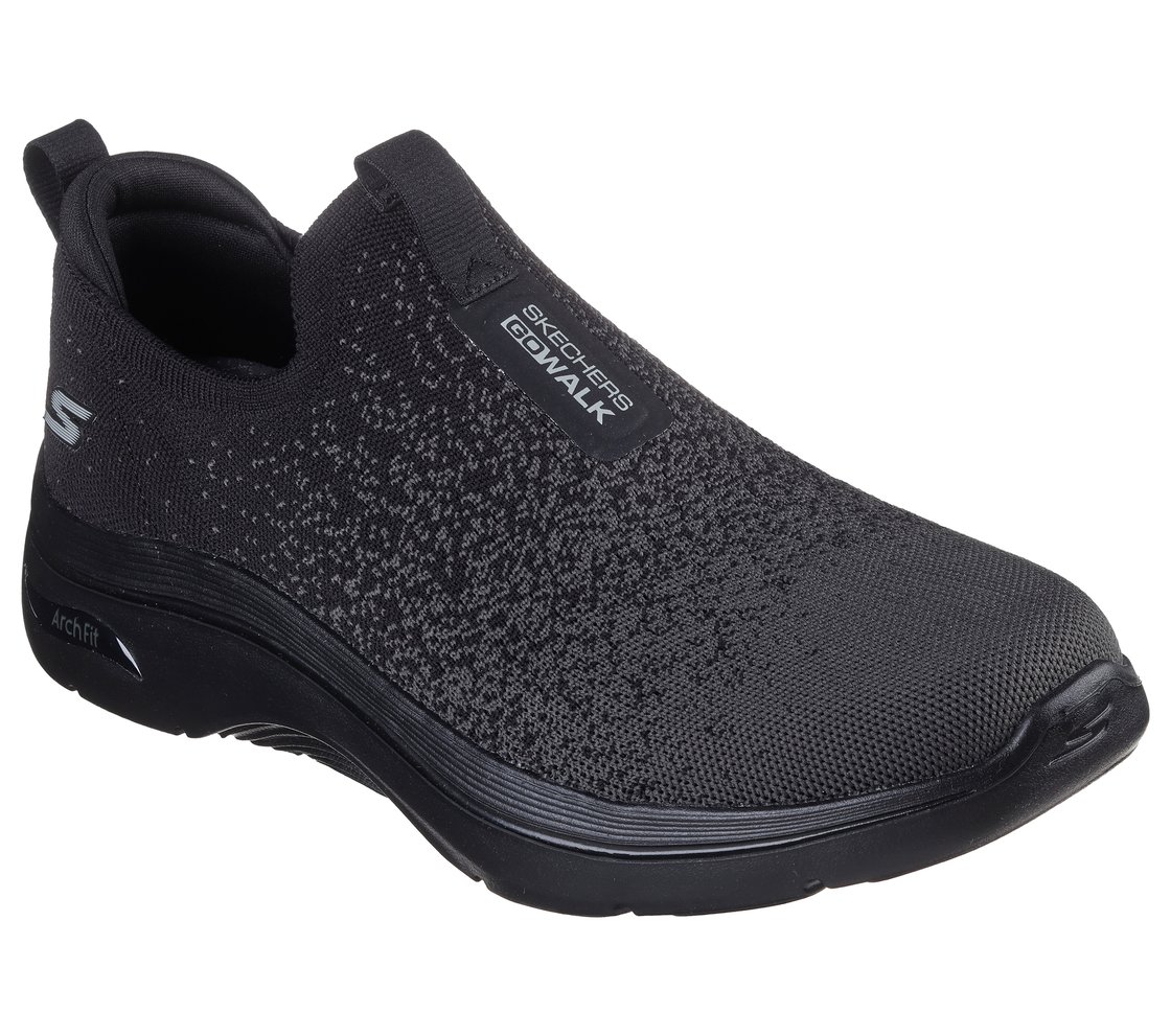 GO WALK ARCH FIT 2.0 - LINEAR, BLACK Footwear Right View