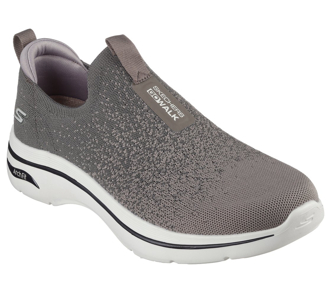GO WALK ARCH FIT 2.0 - LINEAR, BROWN Footwear Right View