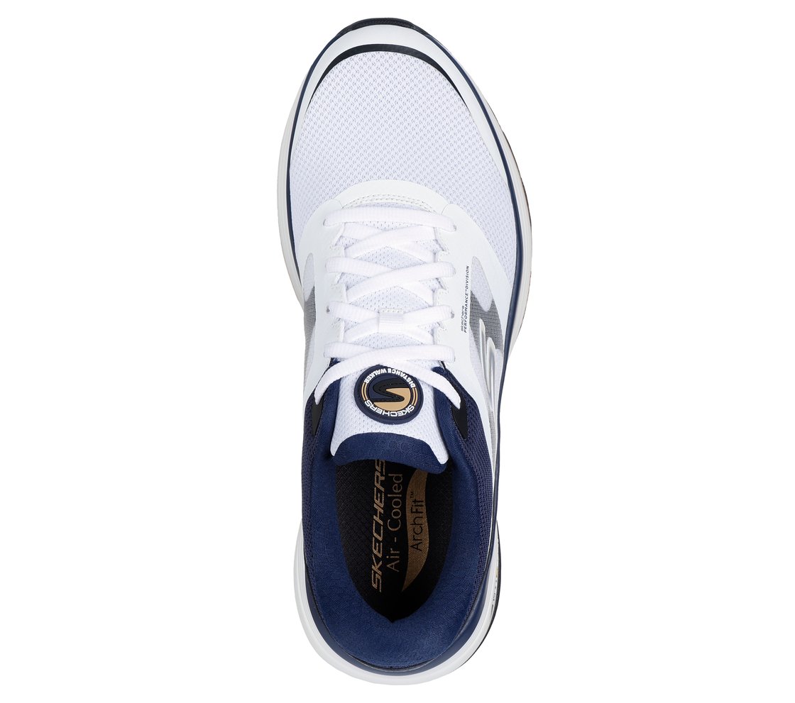 GO WALK DISTANCE WALKER - INT, WHITE/NAVY Footwear Top View