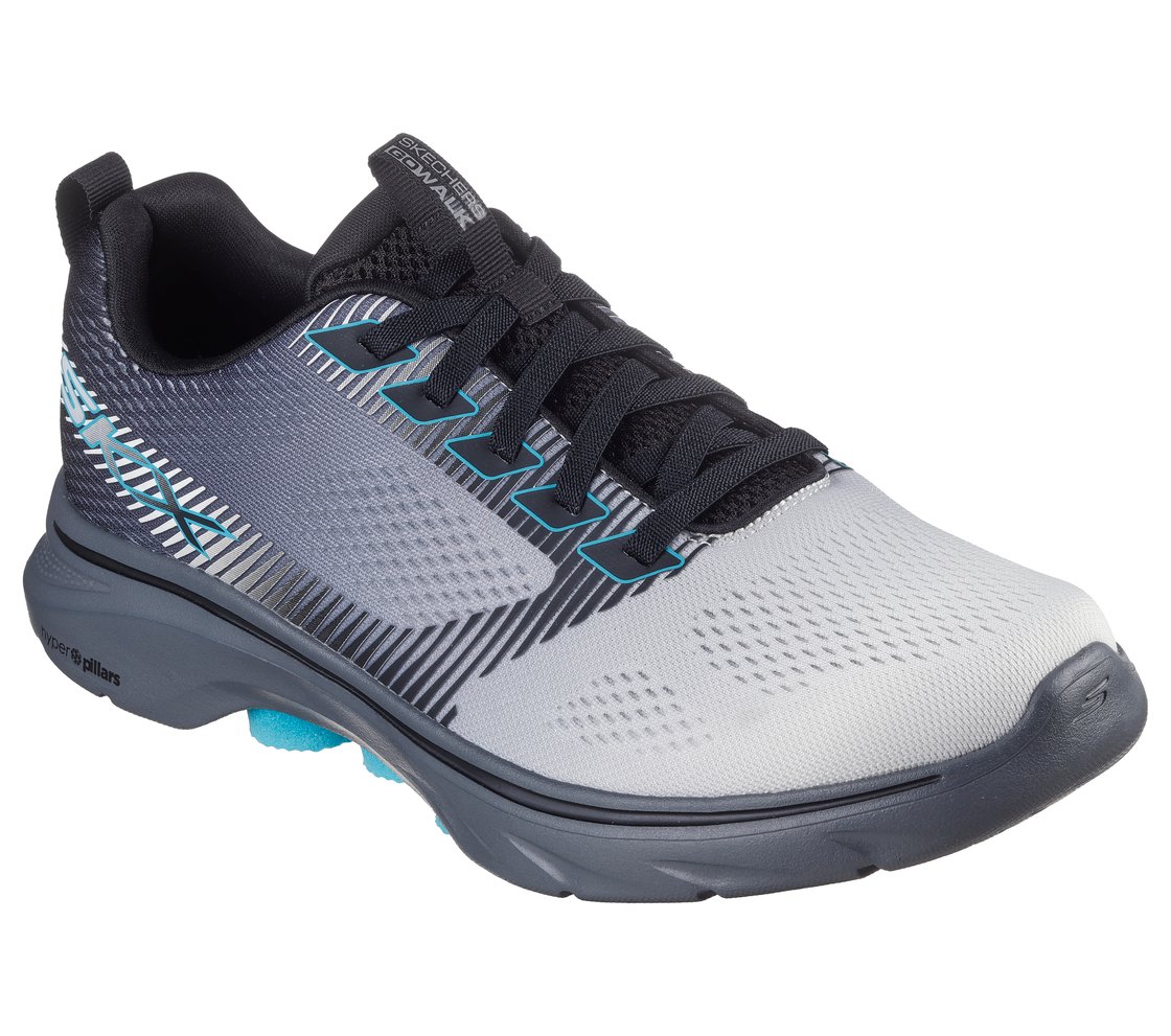 GO WALK 7 - HAHN, GREY/MULTI Footwear Right View