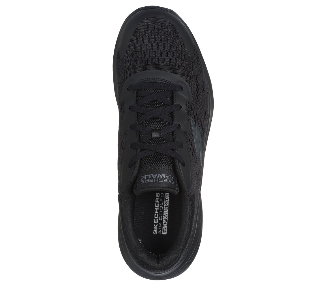 GO WALK MAX WALKER - AUGUSTUS, BBLACK Footwear Top View