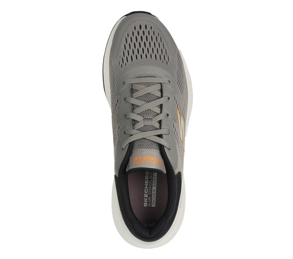GO WALK MAX WALKER - AUGUSTUS, CHARCOAL/ORANGE