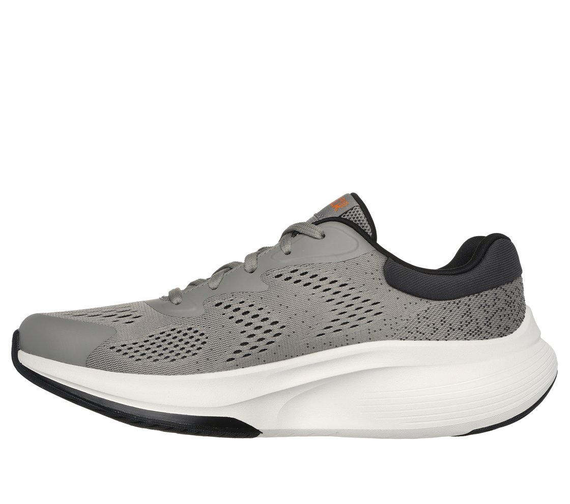 GO WALK MAX WALKER - AUGUSTUS, CHARCOAL/ORANGE Footwear Left View