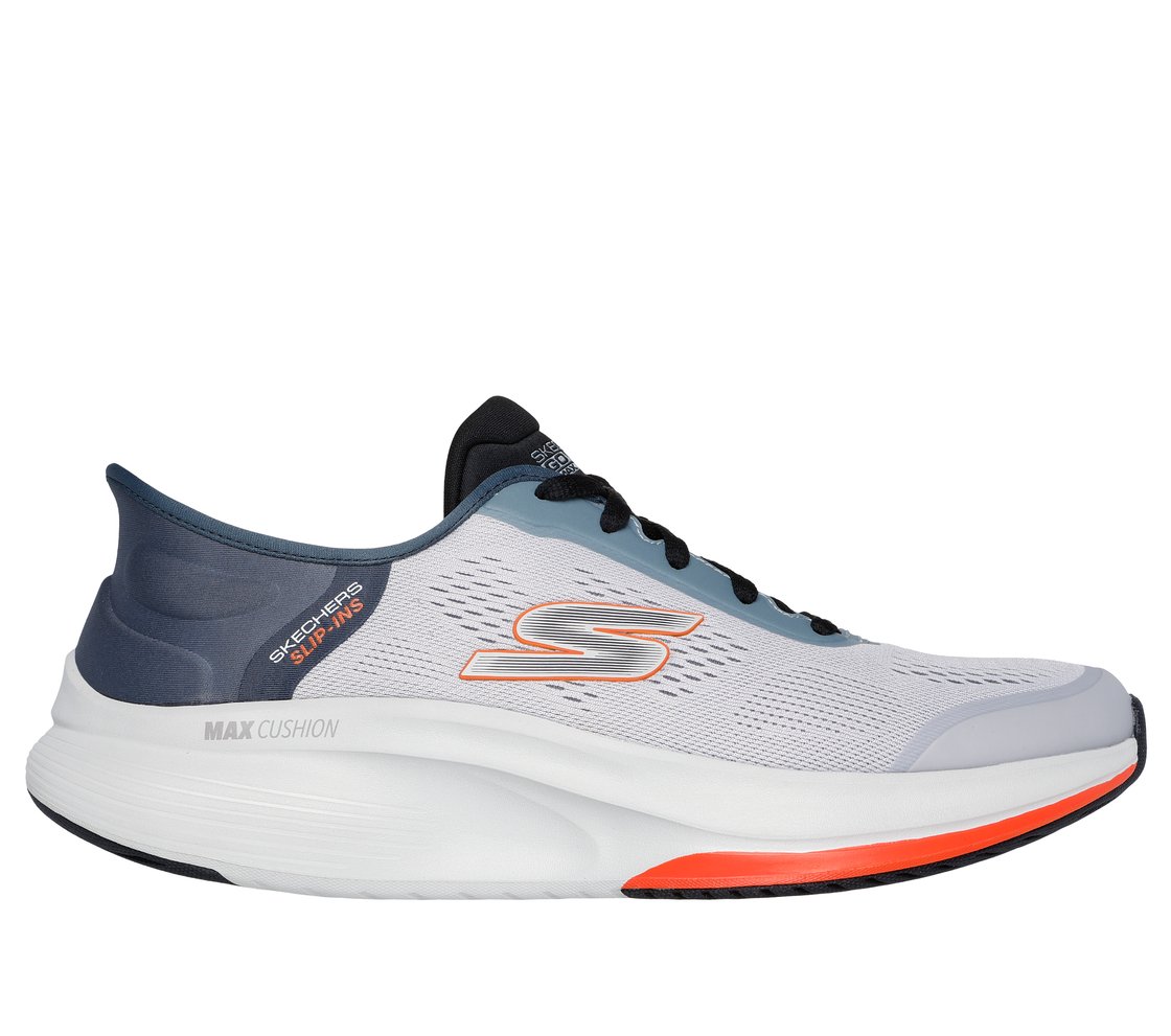 GO WALK MAX WALKER - NEXT GEN, GREY/BLUE Footwear Lateral View