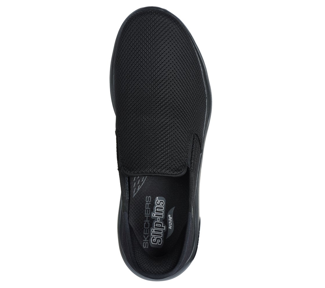 SKECHERS SLIP-INS: GO WALK AF 2.0 - HANDS FREE 2, BBLACK Footwear Top View