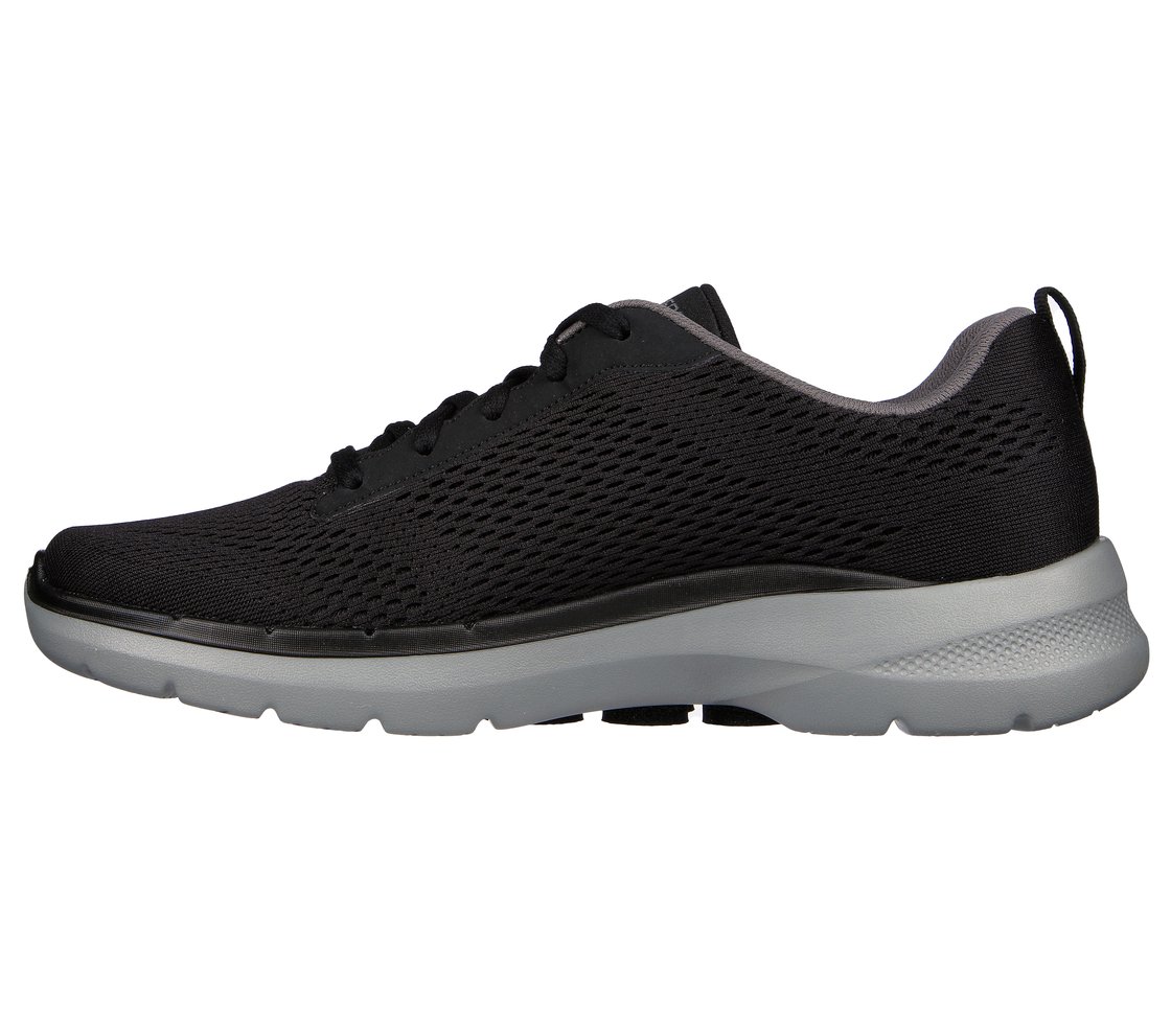 GO WALK 6 - AVALO 2, BLACK/GREY Footwear Left View