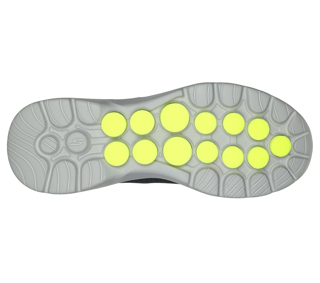 GO WALK 6 - AVALO 2, DARK GREY Footwear Bottom View