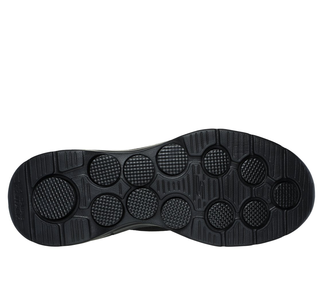 GO WALK 7, BBLACK Footwear Bottom View