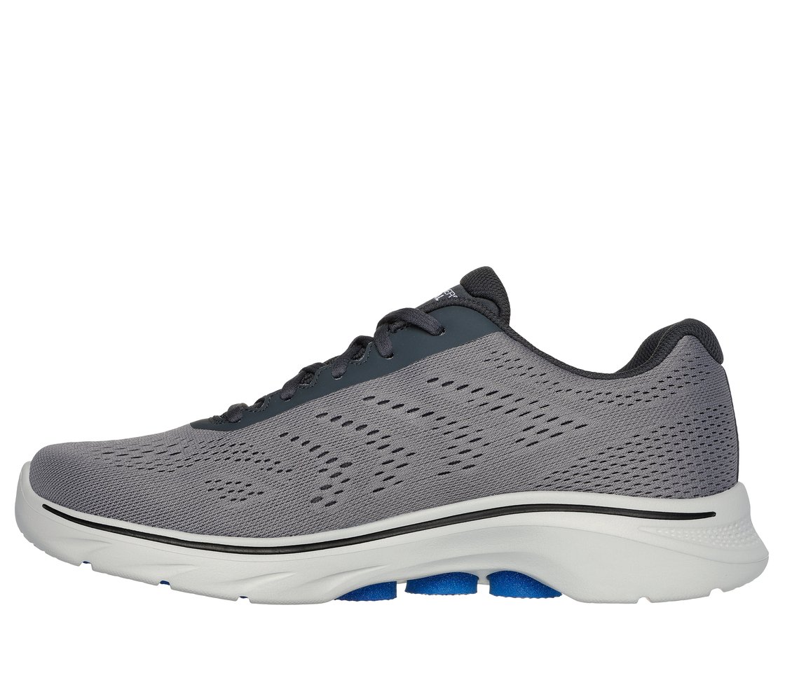 GO WALK 7 - AVALO 2, GRAY/BLUE Footwear Left View