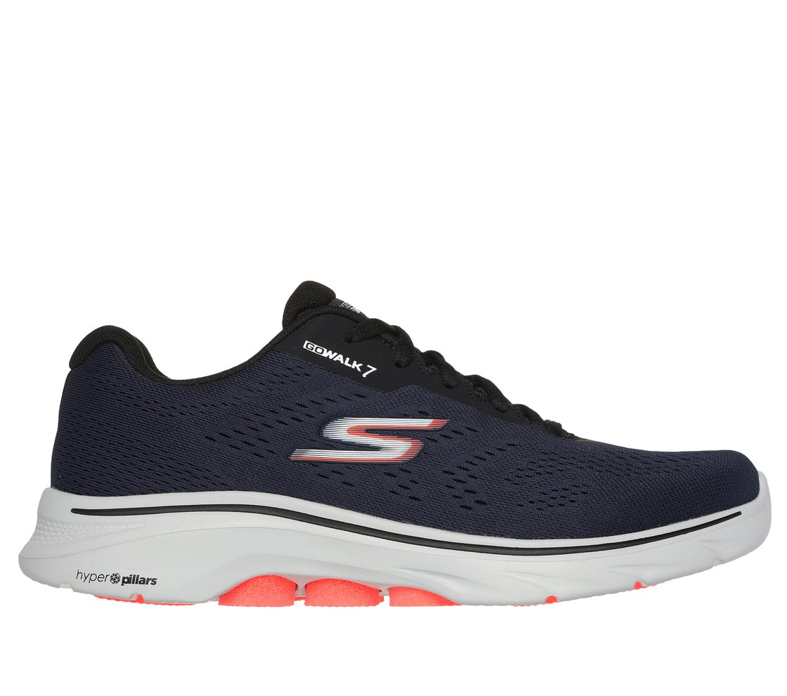 GO WALK 7 - AVALO 2, NAVY/BLACK Footwear Lateral View