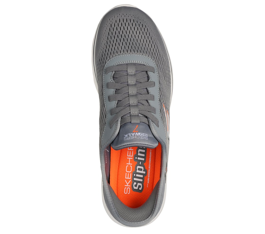 GO WALK 7 - FREE HAND 2, GREY/ORANGE