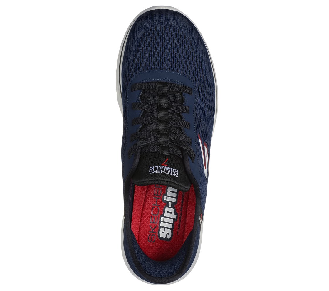 GO WALK 7 - FREE HAND 2, NAVY/RED