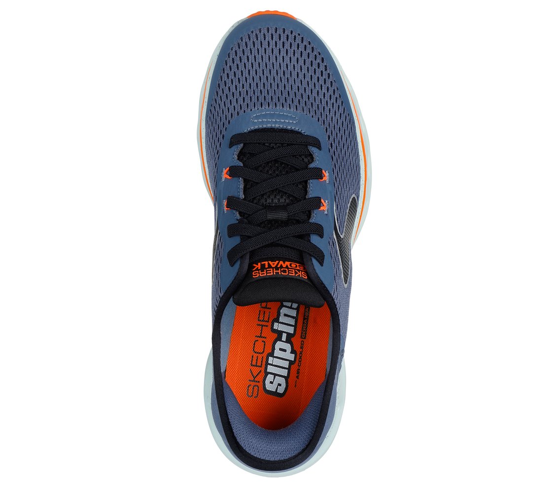 GO WALK GLIDE-STEP 2.0 - ZAND, NAVY/ORANGE