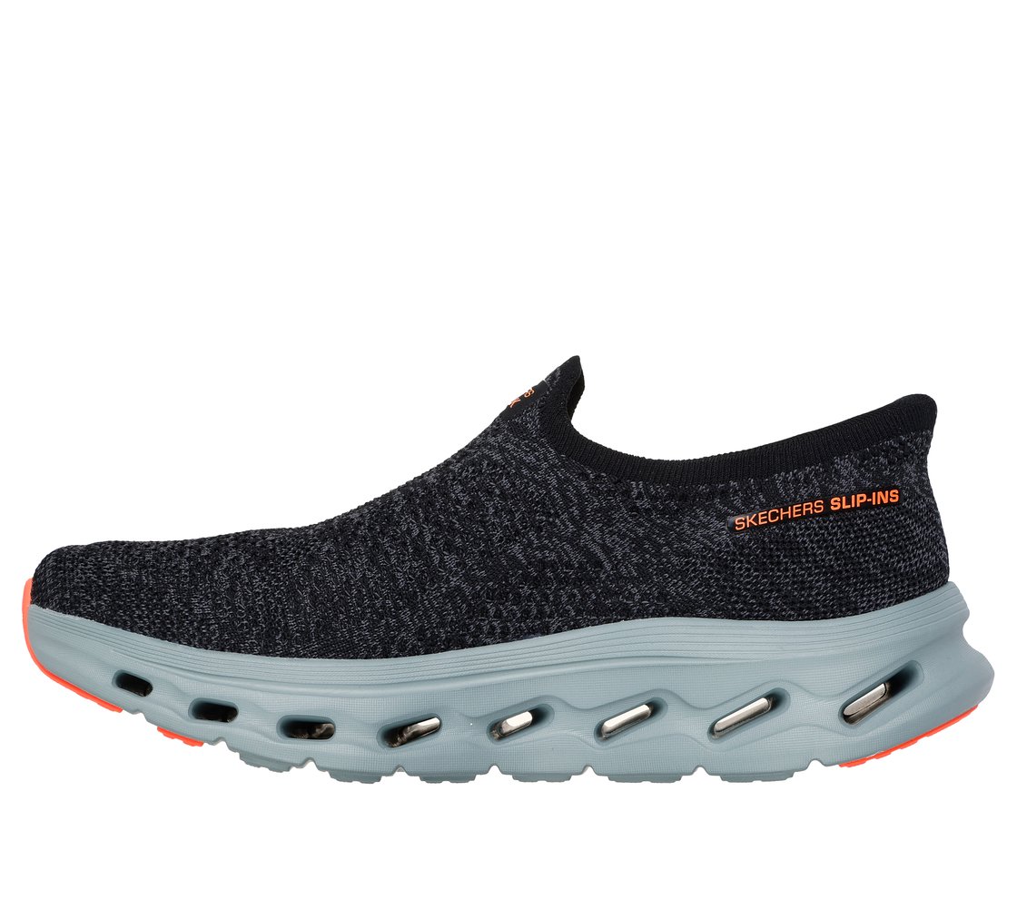 GO WALK GLIDE-STEP 2.0 - CALE, BLACK/GREY Footwear Left View
