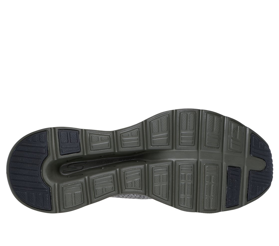 GO WALK GLIDE-STEP 2.0 - CALE, GRAY Footwear Bottom View