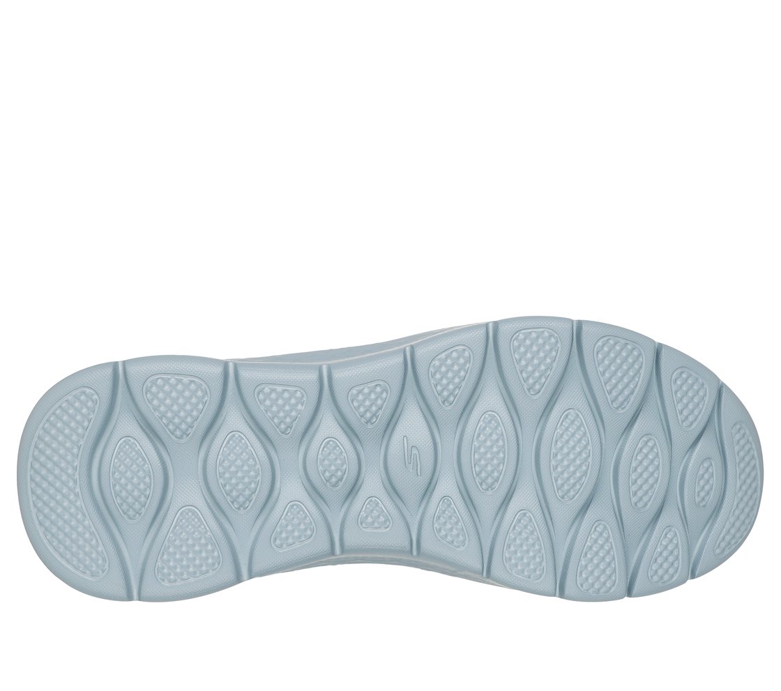 GO WALK FLEX - BRENDON, WHITE/GRAY Footwear Bottom View