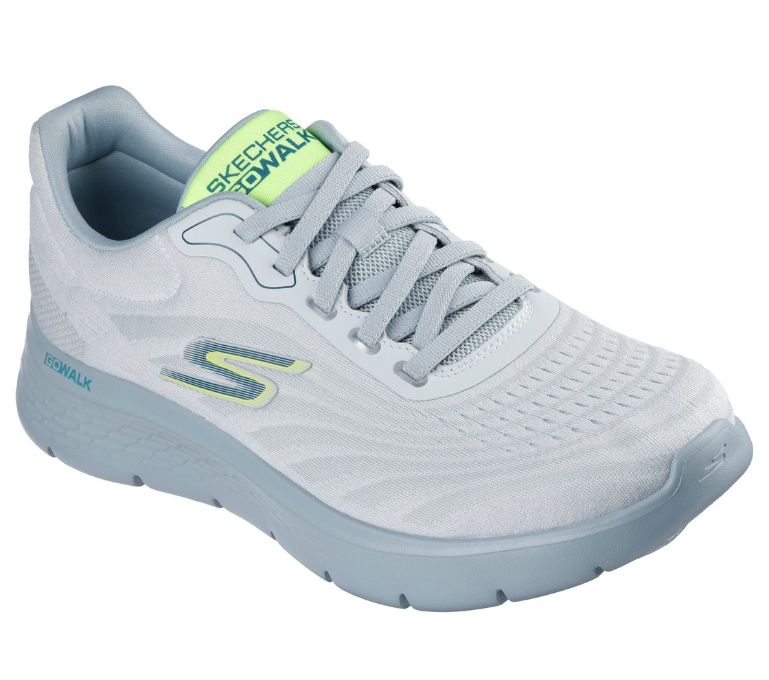 GO WALK FLEX - BRENDON, WHITE/GRAY Footwear Right View