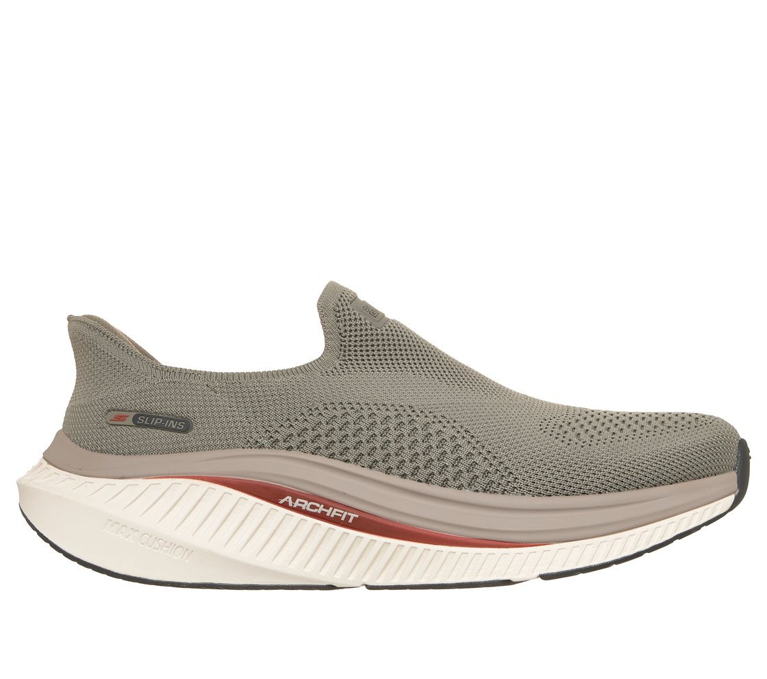 GO WALK MAX CUSHIONING ARCH F, TAUPE