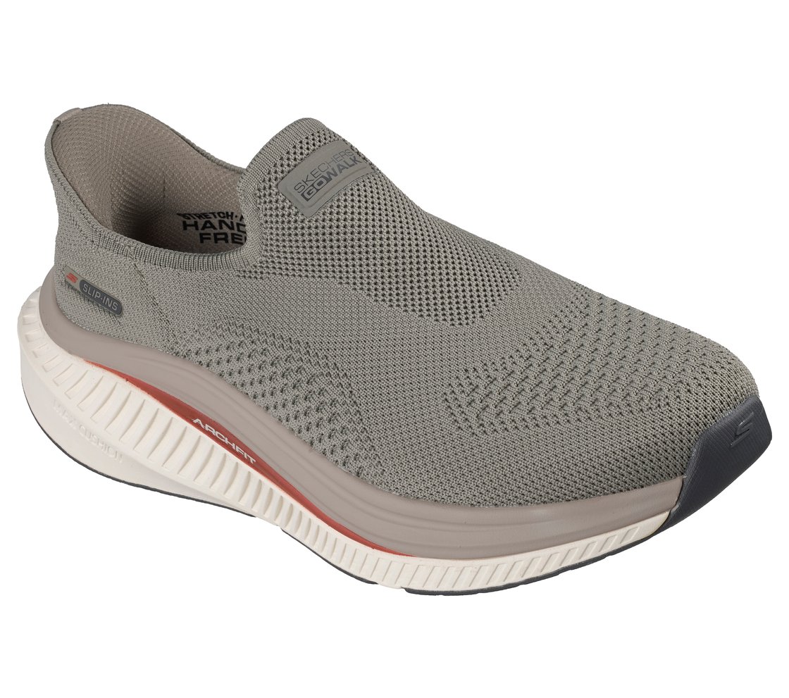 GO WALK MAX CUSHIONING ARCH F, TAUPE