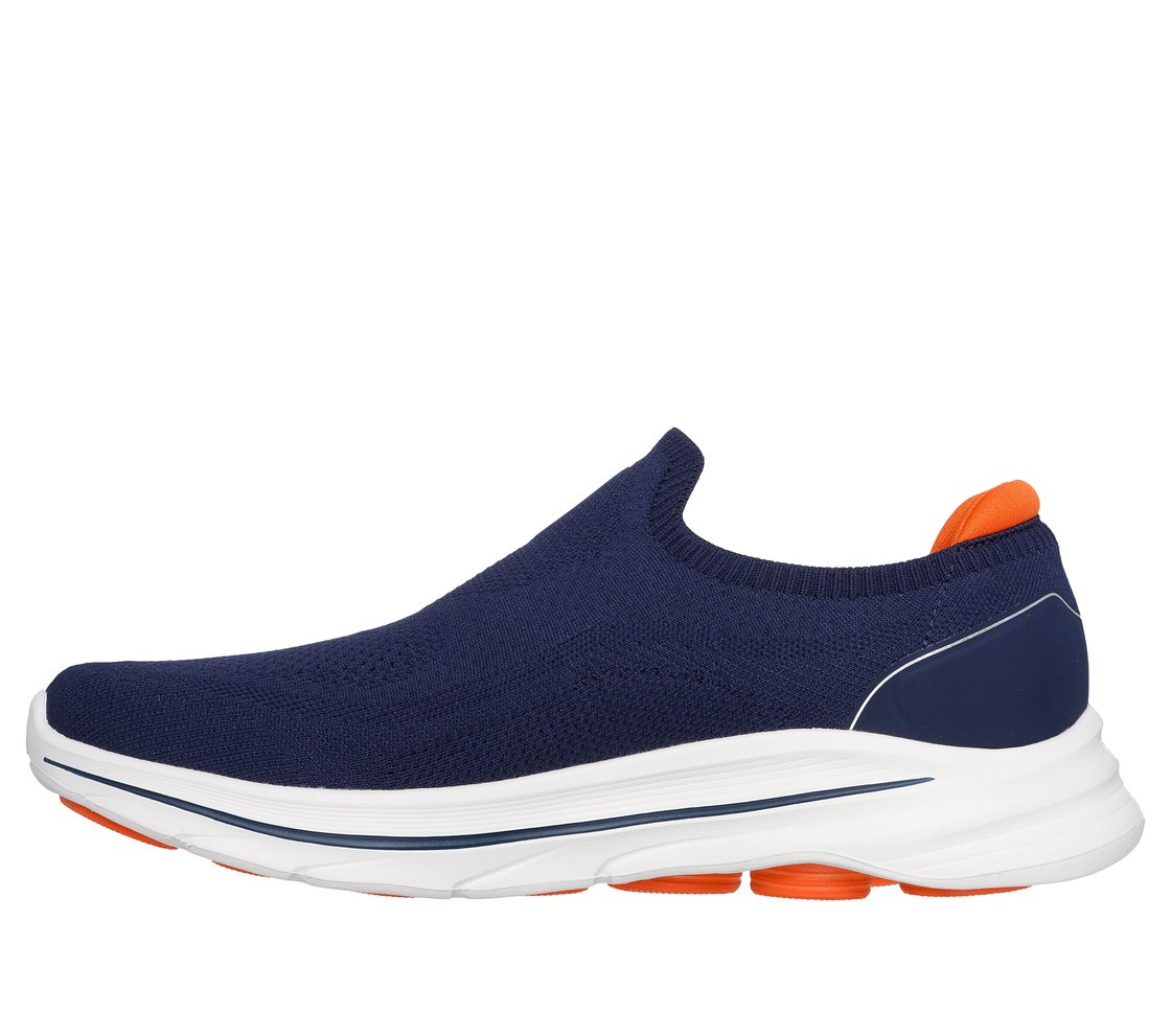 GO WALK 8 - GABE, NVY/ORNG Footwear Left View