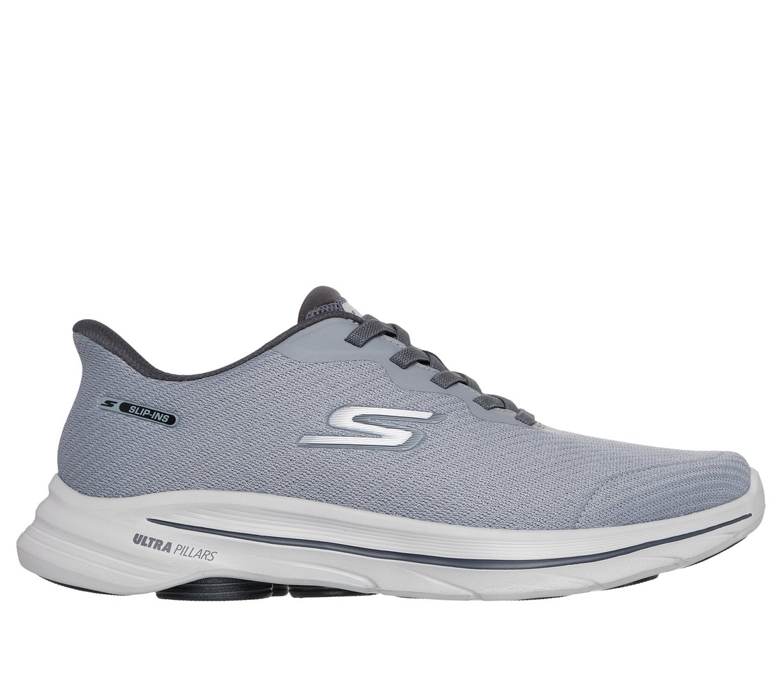 GO WALK 8 - PATE, GRAY Footwear Lateral View