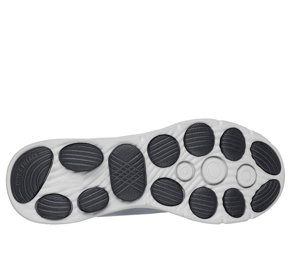 GO WALK 8 - PATE, GRAY Footwear Bottom View