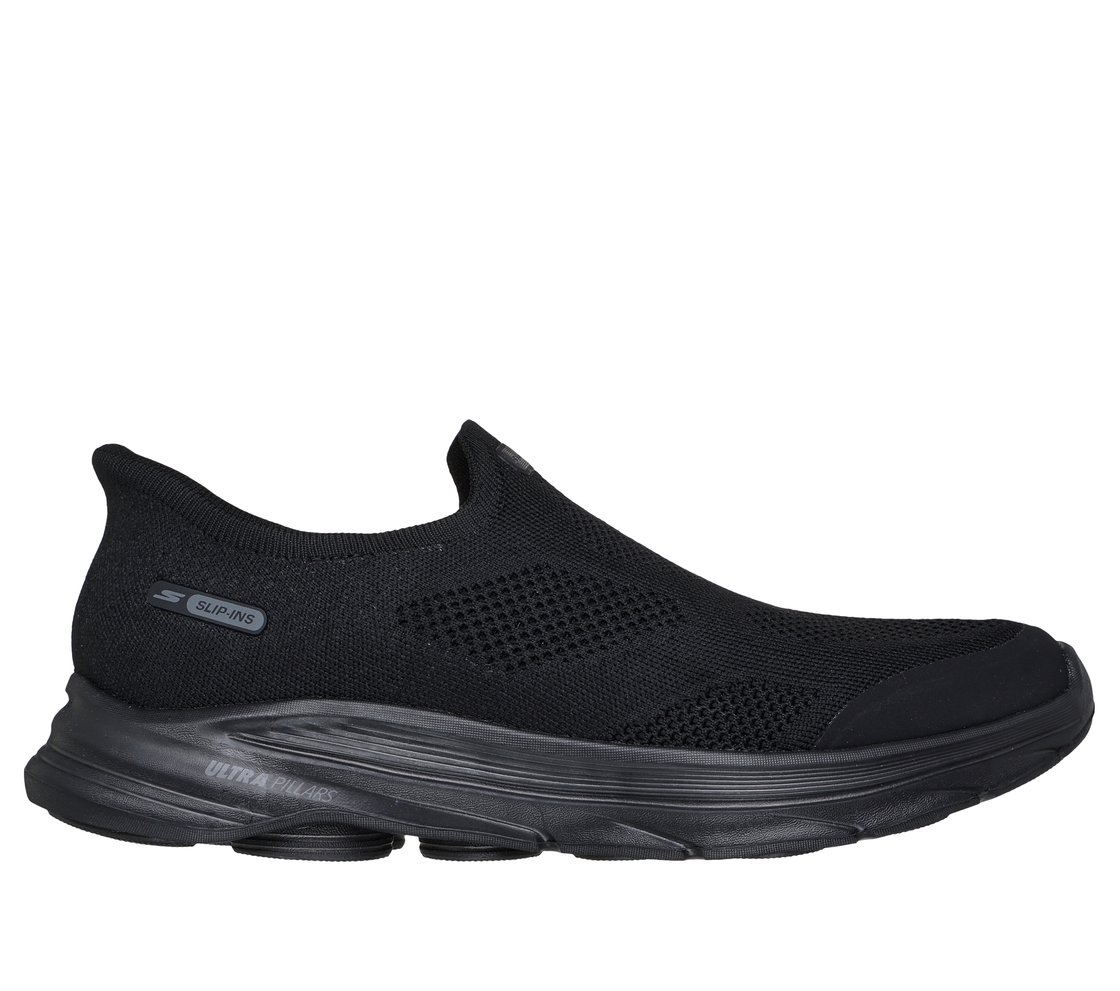 GO WALK 8 - PELAYO, BLACK Footwear Lateral View