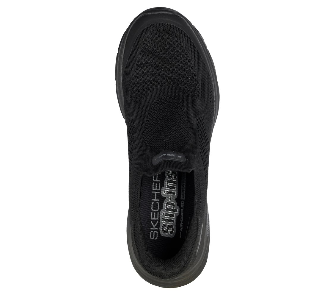 GO WALK 8 - PELAYO, BLACK Footwear Top View