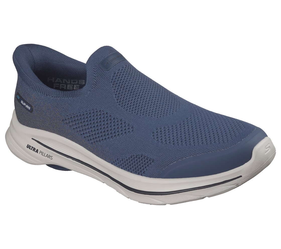 GO WALK 8 - PELAYO, NAVY/GRAY Footwear Right View