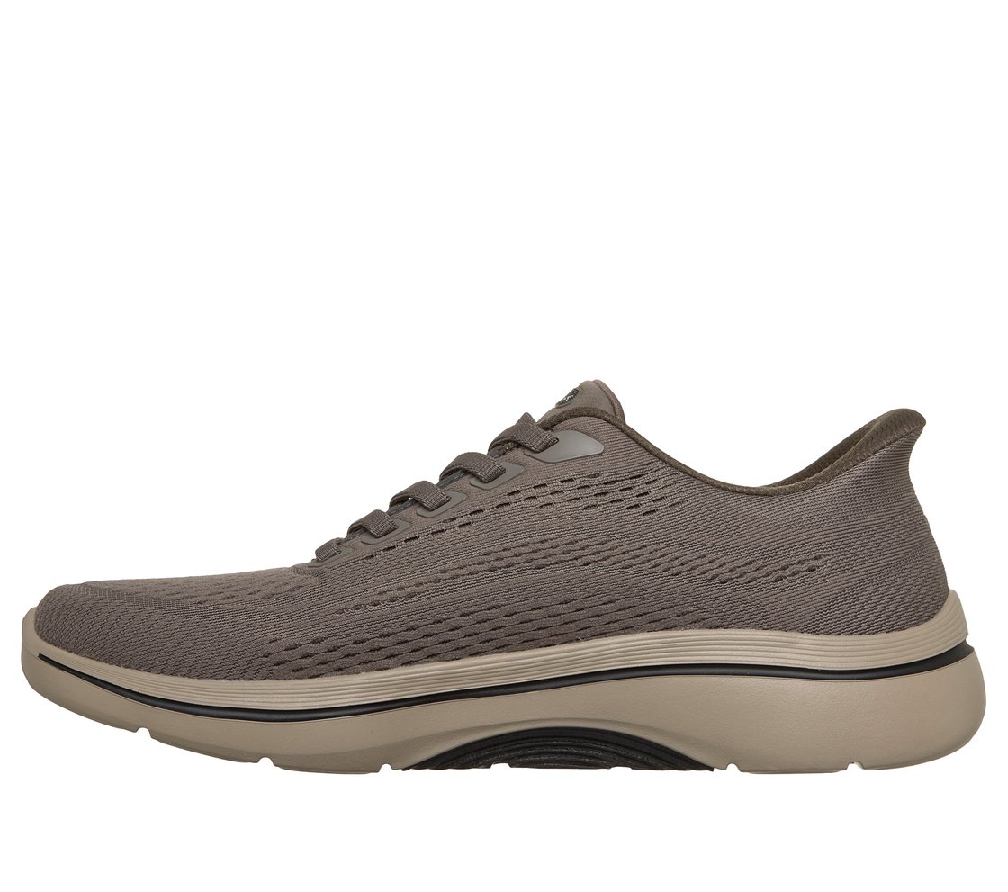 GO WALK ARCH FIT 2, DARK TAUPE Footwear Left View