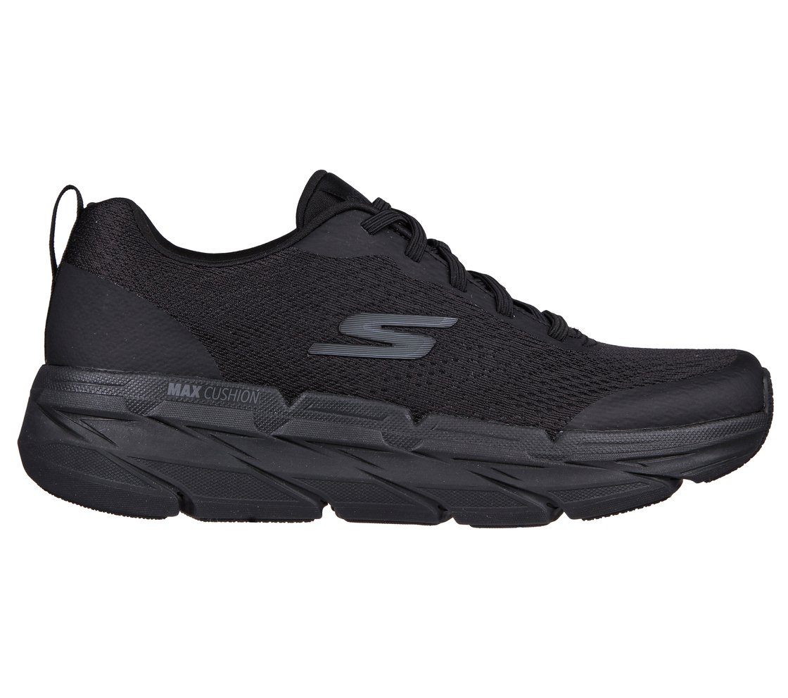MAX CUSHIONING PREMIER -REGUL, BBLACK Footwear Lateral View