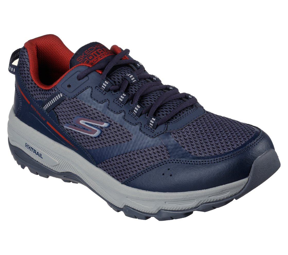 GO RUN TRAIL ALTITUDE, NAVY/GREY Footwear Lateral View