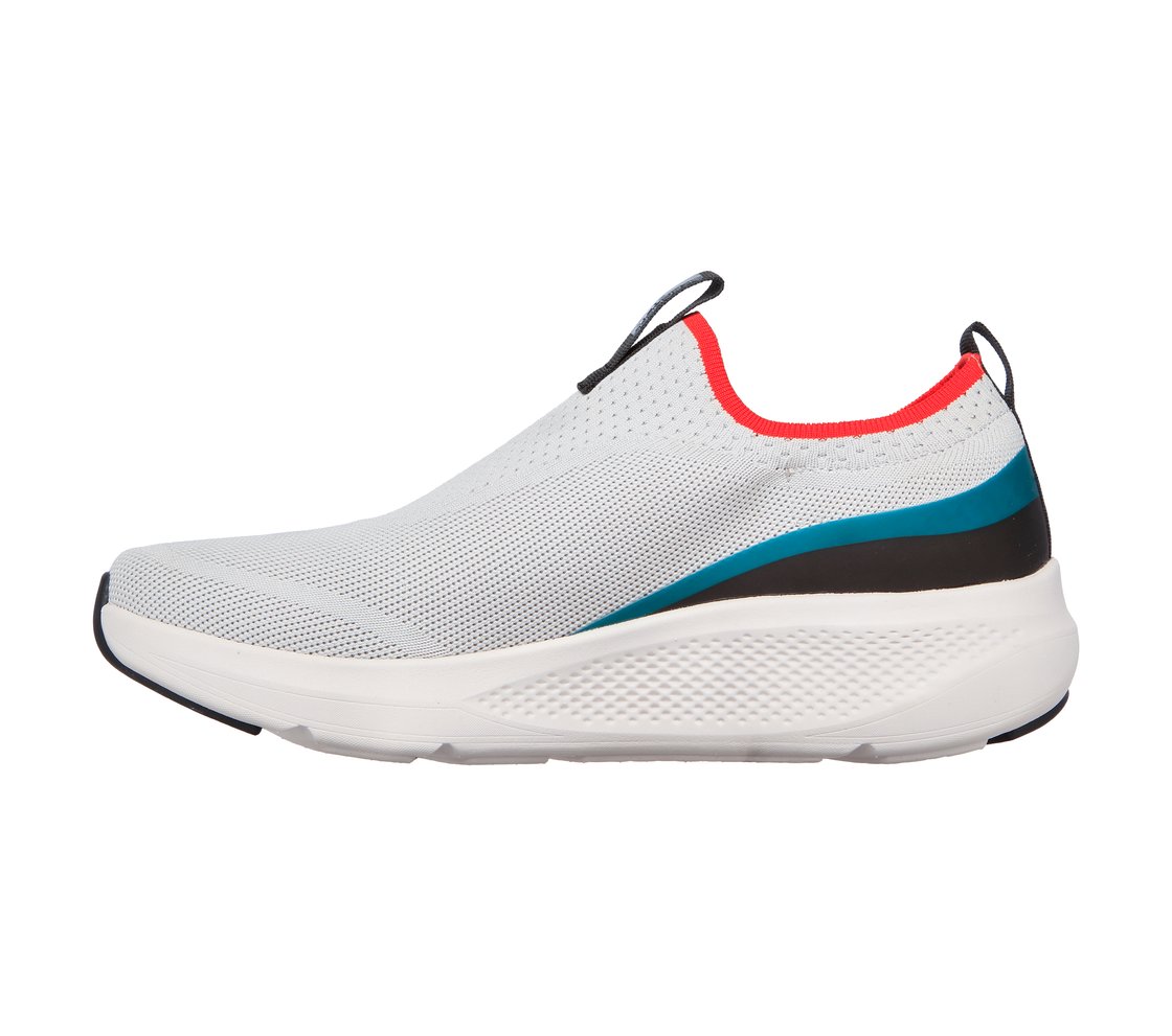 GO RUN ELEVATE - UPRAISE, GREY/ORANGE Footwear Left View